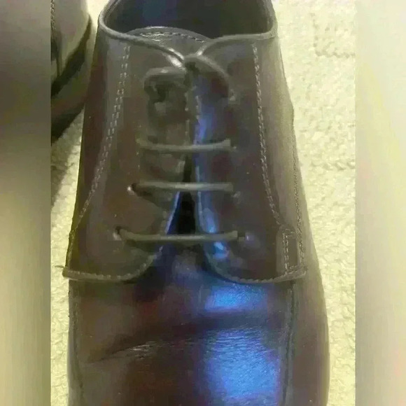 Bruno Magli Italian Brown Leather Oxford Lace Up Derby Sz 10 Formal Professional main image 10